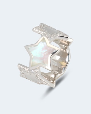 Produktabbildung 4 für Ring mit Zirkonia & Perlmutt