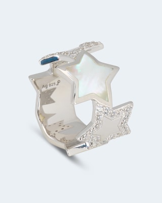 Produktabbildung 3 für Ring mit Zirkonia & Perlmutt