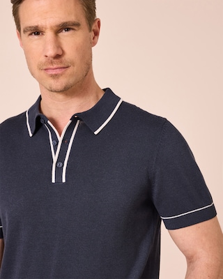 Produktabbildung 5 für Poloshirt mit Kaschmiranteil