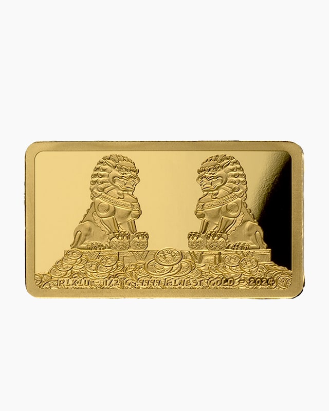 Goldbarren Pixiu Tempelwächter 2024