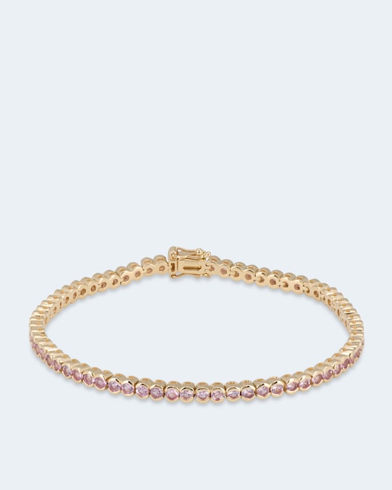 Produktabbildung für Armband mit Padparadscha Saphir