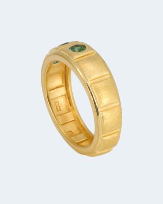 Ring "Touch of Gold" mit Golkonda Turmalin