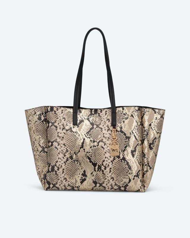 Shopper in Snake-Optik