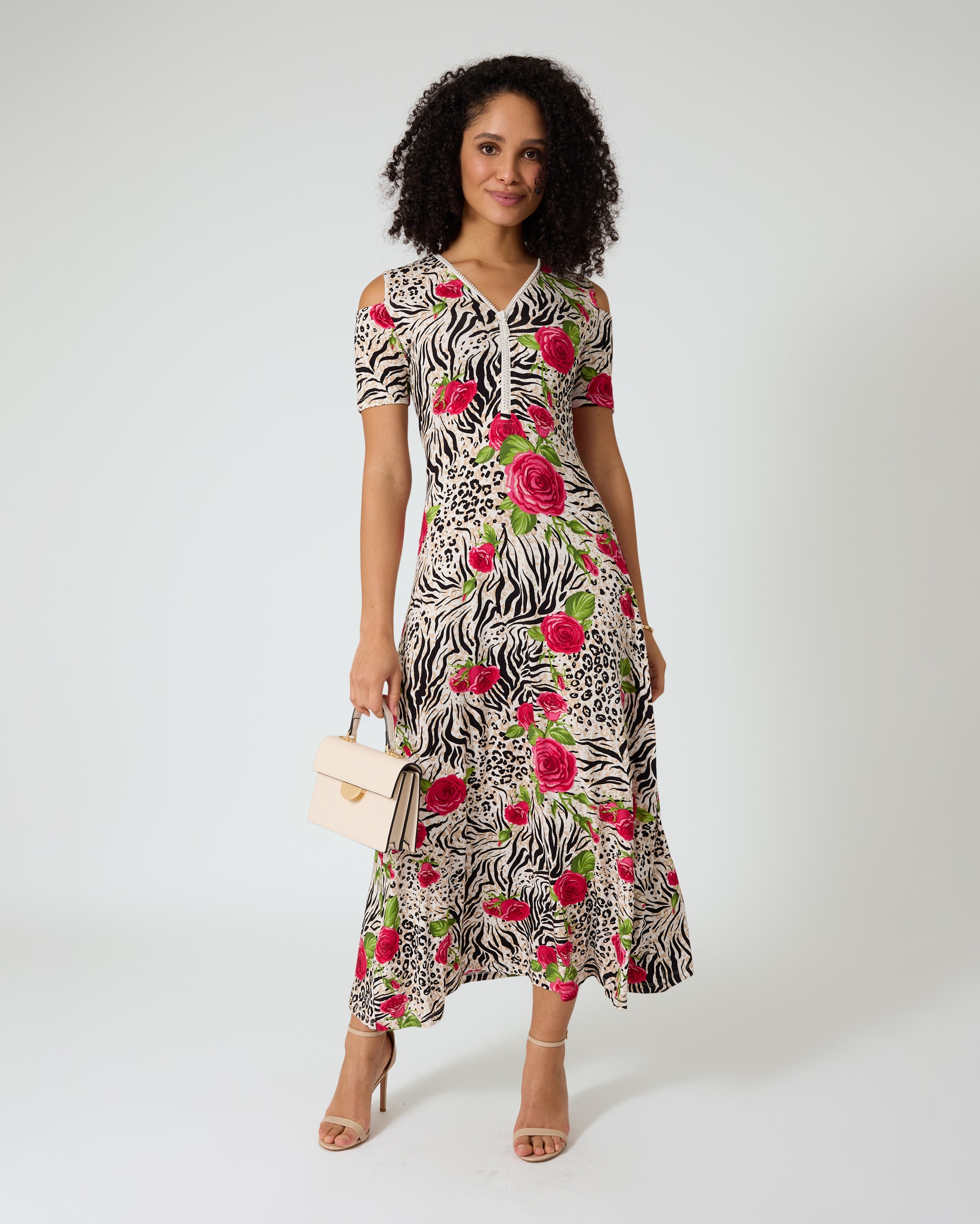 Produktabbildung für Maxikleid mit Druck
