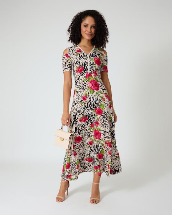 Produktabbildung für Maxikleid mit Druck