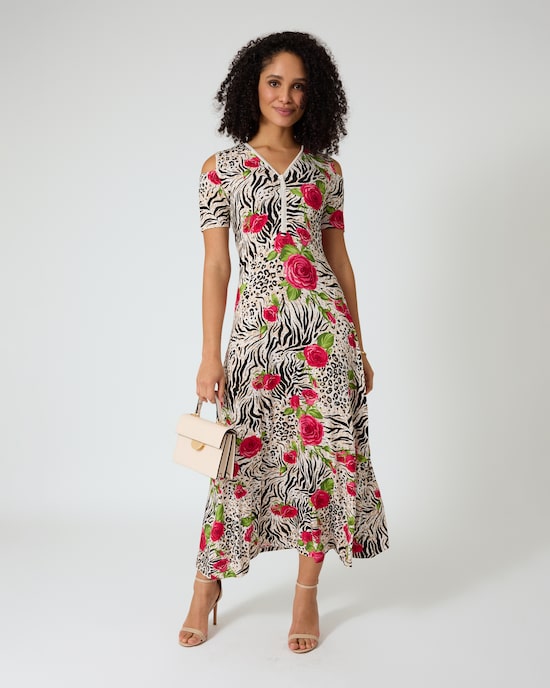 Produktabbildung für Maxikleid mit Druck