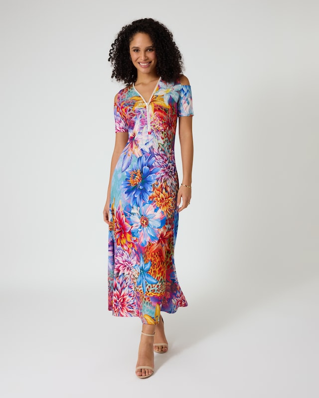 Maxikleid mit Druck