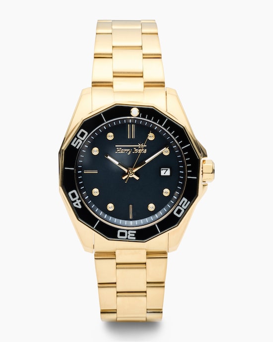 Produktabbildung für Herrenuhr mit Zirkonen