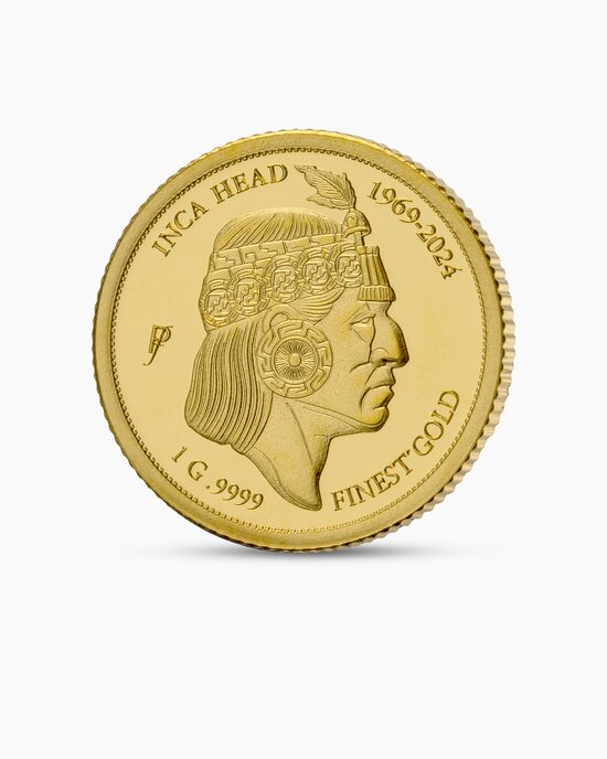 Produktabbildung für Goldmünze Piedfort Edition Inca Head