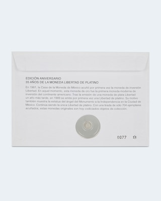 Produktabbildung 2 für Numisbrrief mit Platinmünze