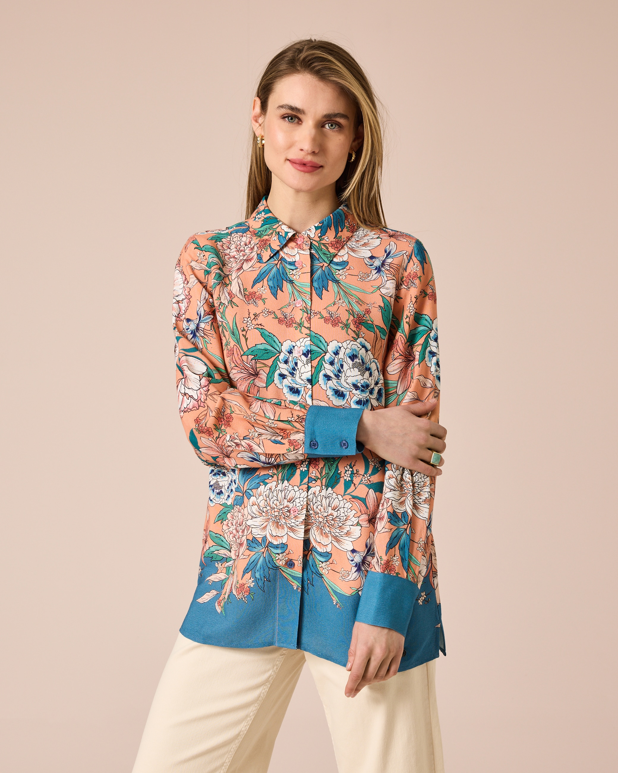 Produktabbildung für Hemdbluse mit Druck