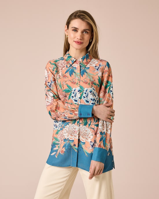 Produktabbildung für Hemdbluse mit Druck