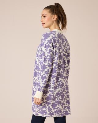 Produktabbildung 5 für Cardigan mit Blumen-Jaquard