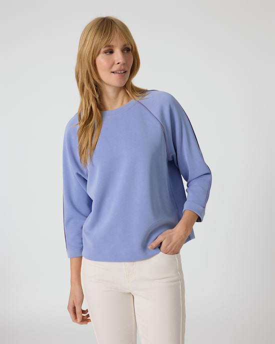 Produktabbildung für Shirt mit Kontrast-Details