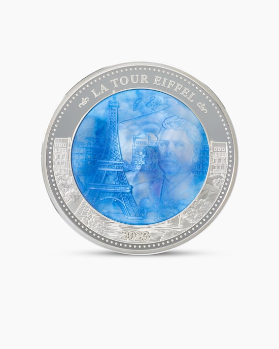 Produktabbildung für Silber-Perlmuttmünze Gustave Eiffel 2023