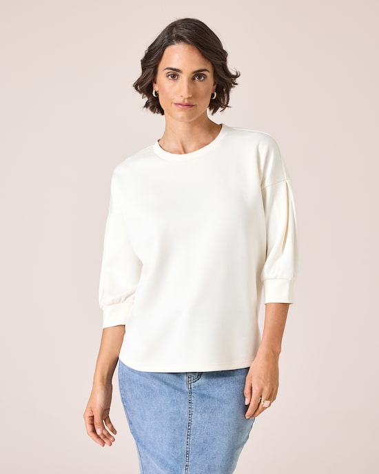 Produktabbildung für Shirt mit 3/4-Arm
