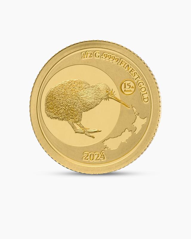 Goldmünze 15 Jahre Gold Kiwi GCC