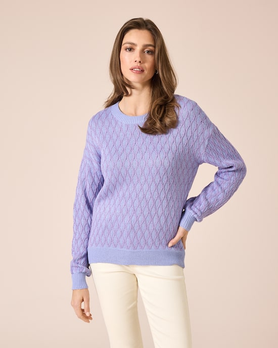 Produktabbildung für Pullover mit Rautenmuster