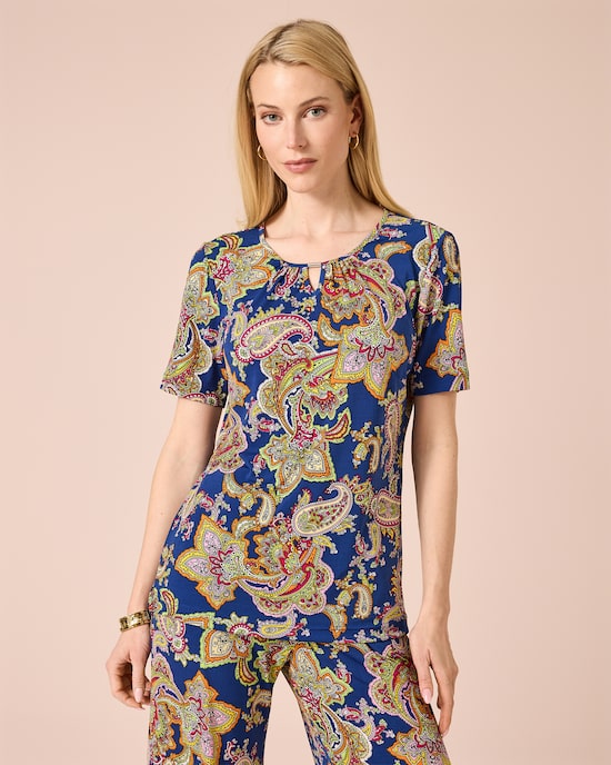 Produktabbildung für Shirt mit Paisley-Druck