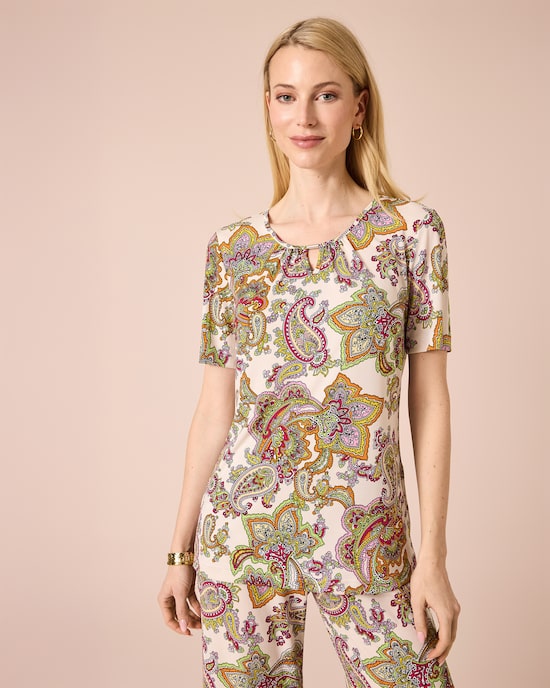 Produktabbildung für Shirt mit Paisley-Druck