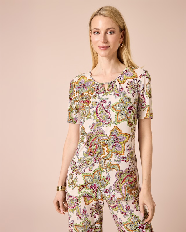 Shirt mit Paisley-Druck