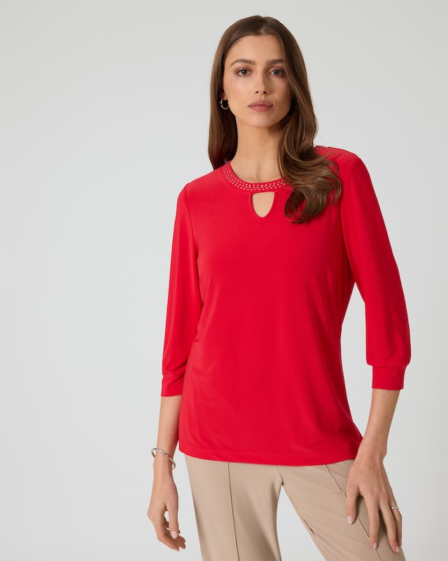 Shirt mit Deko & Cut-Out