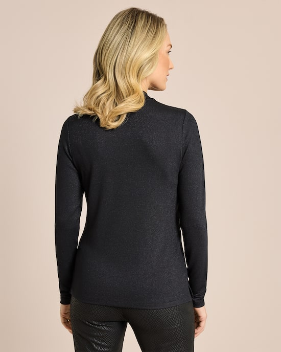 Produktabbildung für Schimmer-Shirt mit Stehkragen