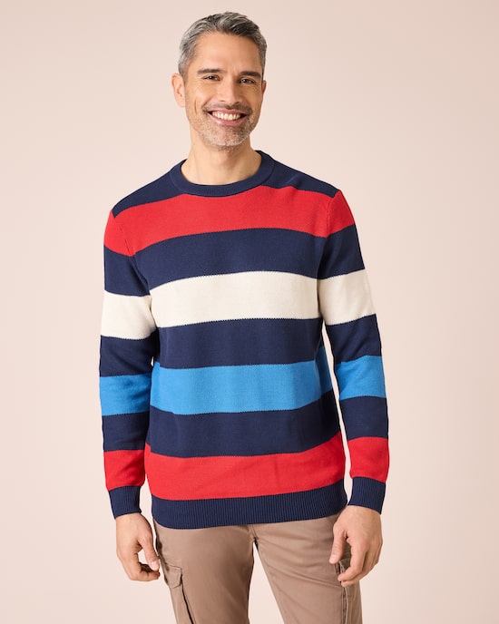 Produktabbildung für Pullover mit Streifen