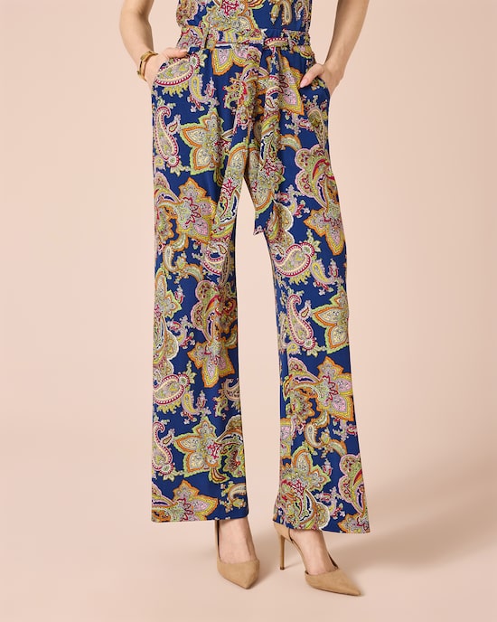 Produktabbildung für Hose mit Paisley-Druck