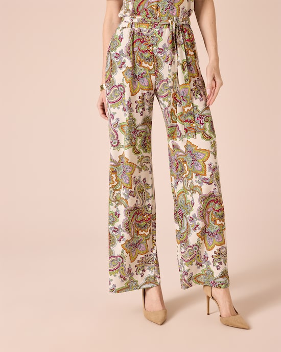 Produktabbildung für Hose mit Paisley-Druck