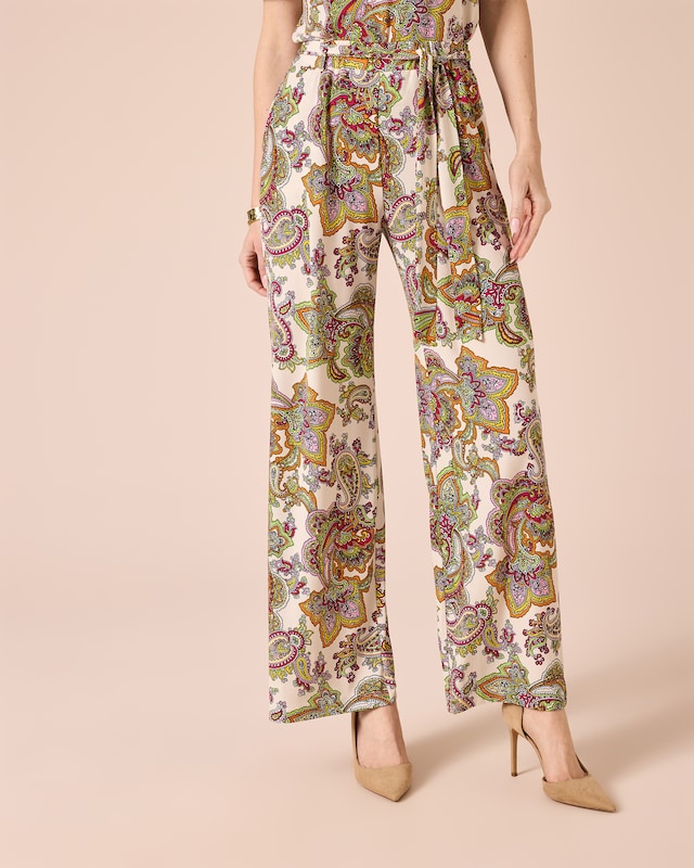 Hose mit Paisley-Druck