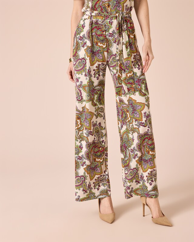 Hose mit Paisley-Druck