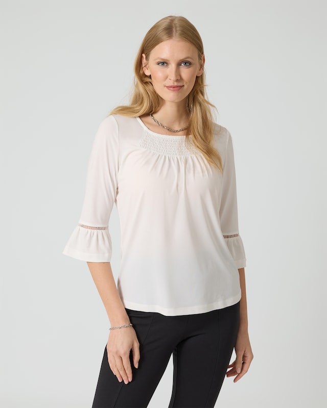 Shirt mit Trompetenärmel