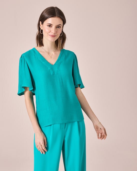 Produktabbildung für Bluse mit Struktur