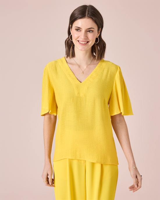 Produktabbildung für Bluse mit Struktur