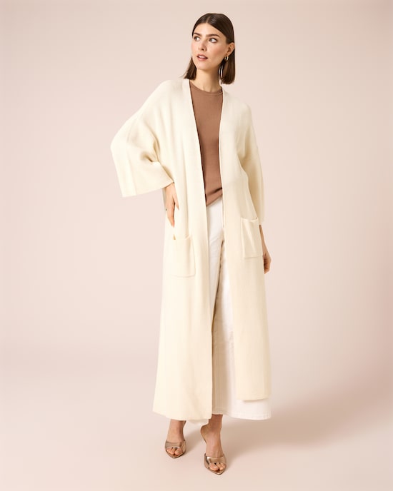 Produktabbildung für Longcardigan mit Seitenschlitzen