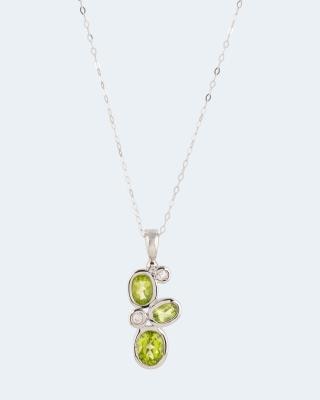 Anhänger mit Peridot und Zirkon