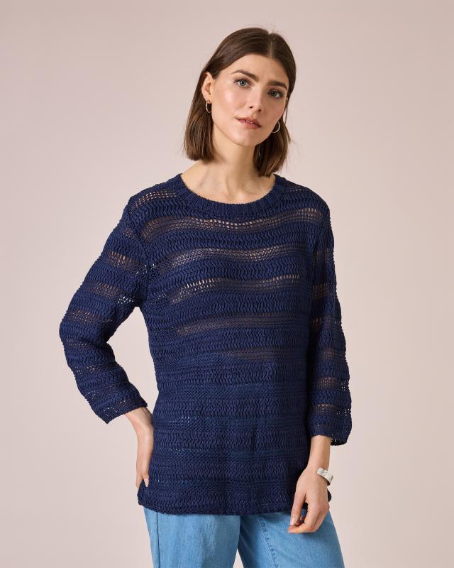 Pullover mit Bändchengarn