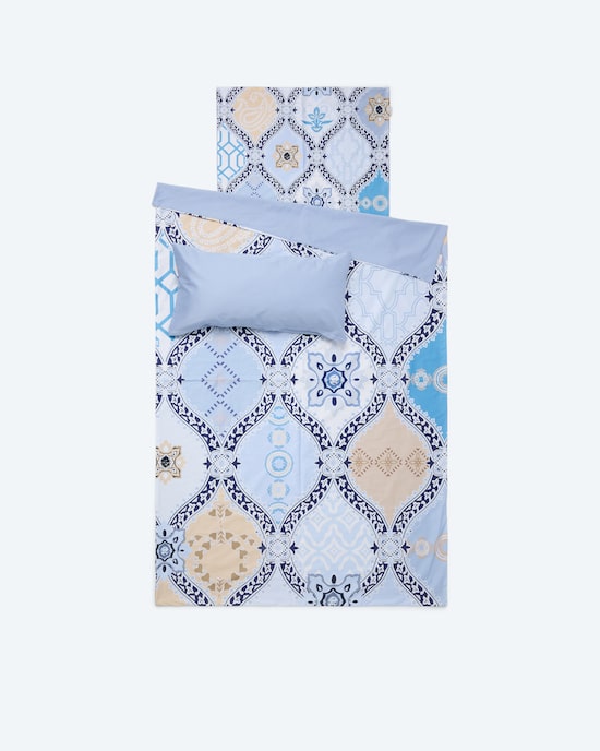 Produktabbildung für Satin-Wendebettwäsche "Piastrella", 3tlg.