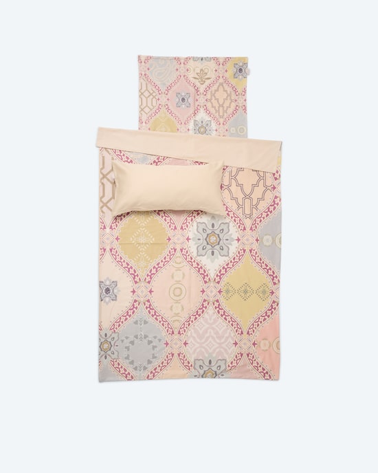 Produktabbildung für Satin-Wendebettwäsche "Piastrella", 3tlg.