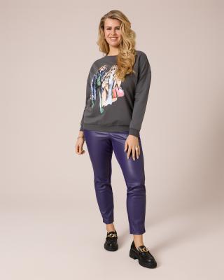 Sweatshirt mit Brustprint