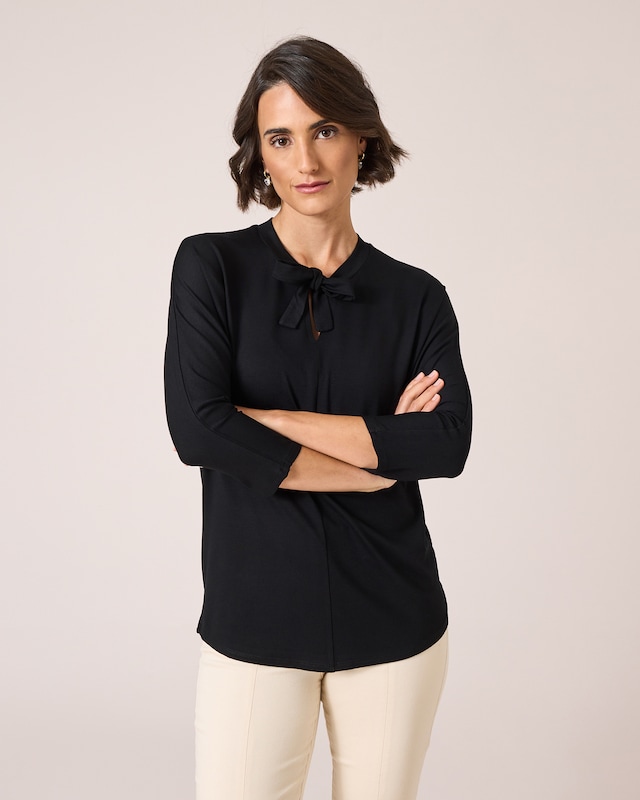 Shirt mit Schluppe