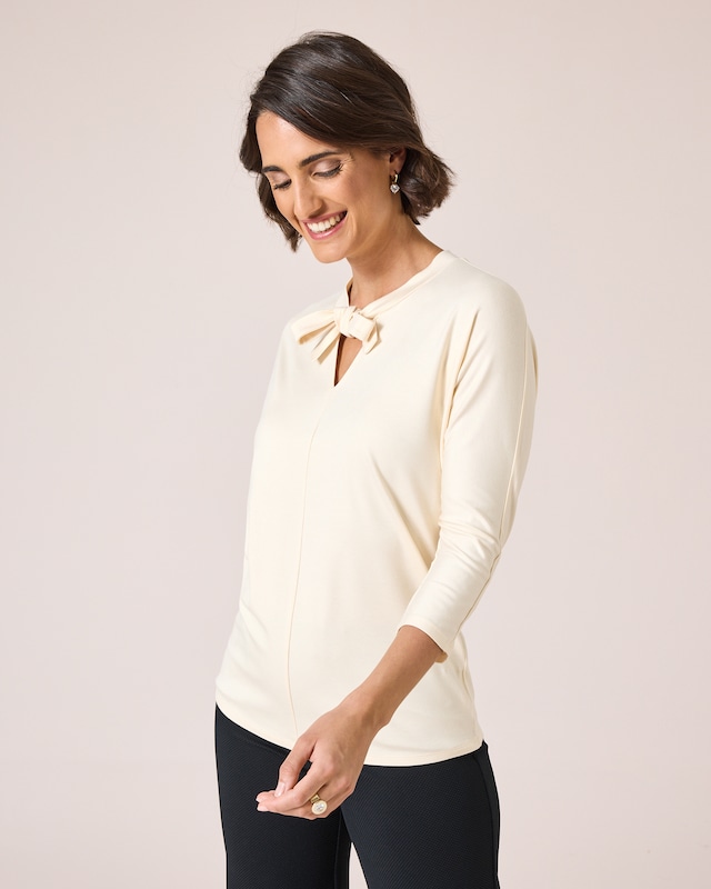 Shirt mit Schluppe