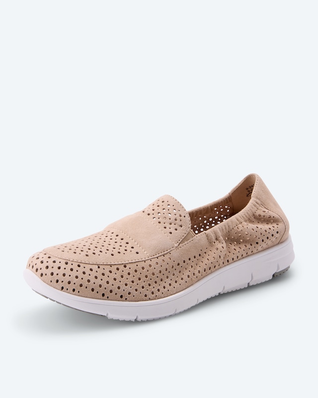 Slipper mit Lochmuster