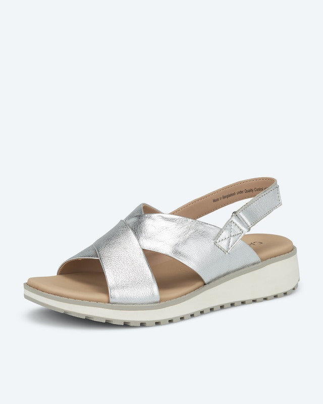 Sandale mit Keilabsatz