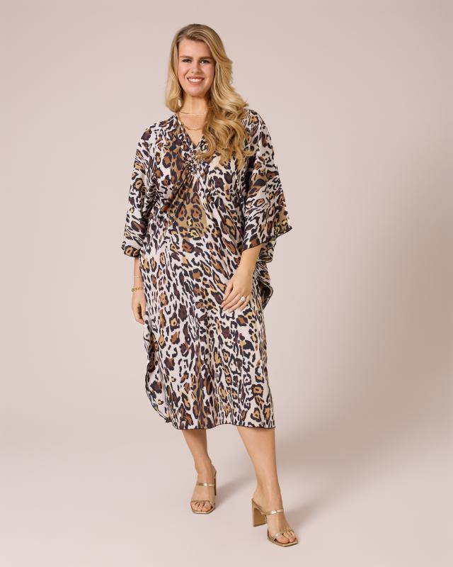 Kaftan in Leo-Optik