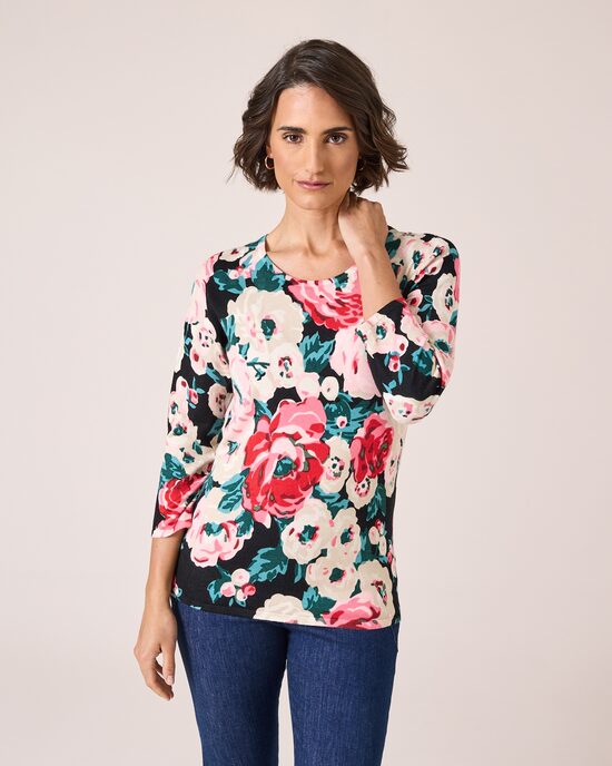 Produktabbildung für Classic Pullover "Rosen"