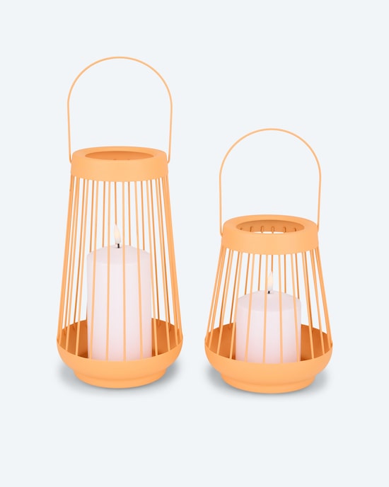Produktabbildung für Outdoor-LED-Laternen, 2tlg.