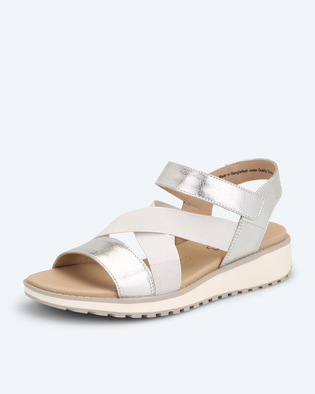 Sandale mit Elastikbändern