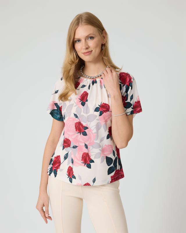 Shirt mit Rosen-Print